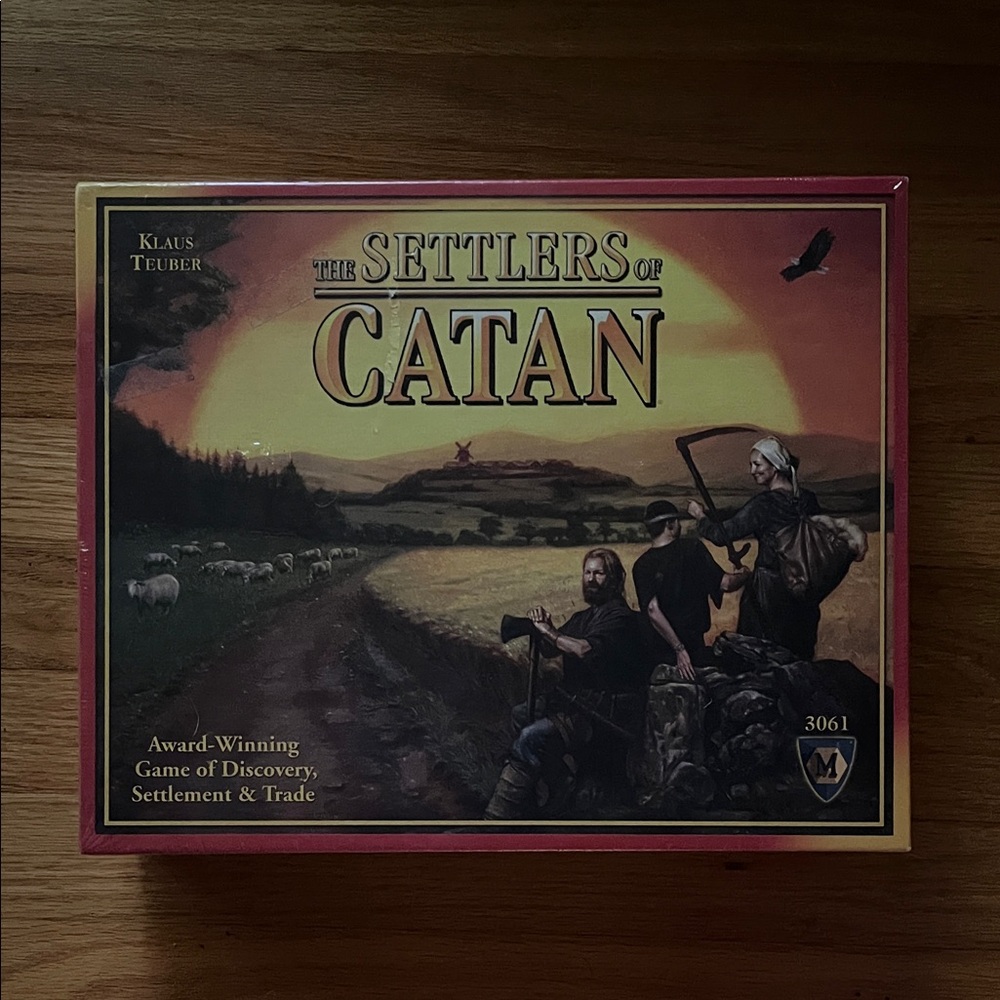 Unsealed Settlers of Catan Board Game
